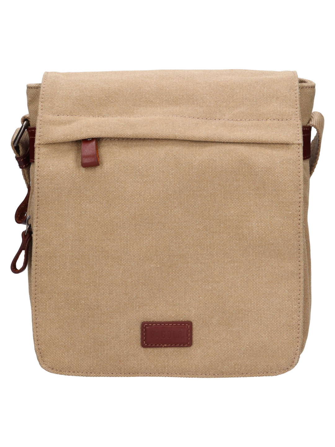 Pánská taška přes rameno Fagola Lyon – béžová